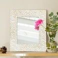 thumbnail image 2 of Sungmor Vintage Decorative Wall Mirror, Cast Iron Victorian Style Wall Mounted Makeup Mirror, Heavy Duty Ornate Accent Home Decor Dresser Mirror, Bedroom Living Room Wall Decor Hanging Mirror, 2 of 7