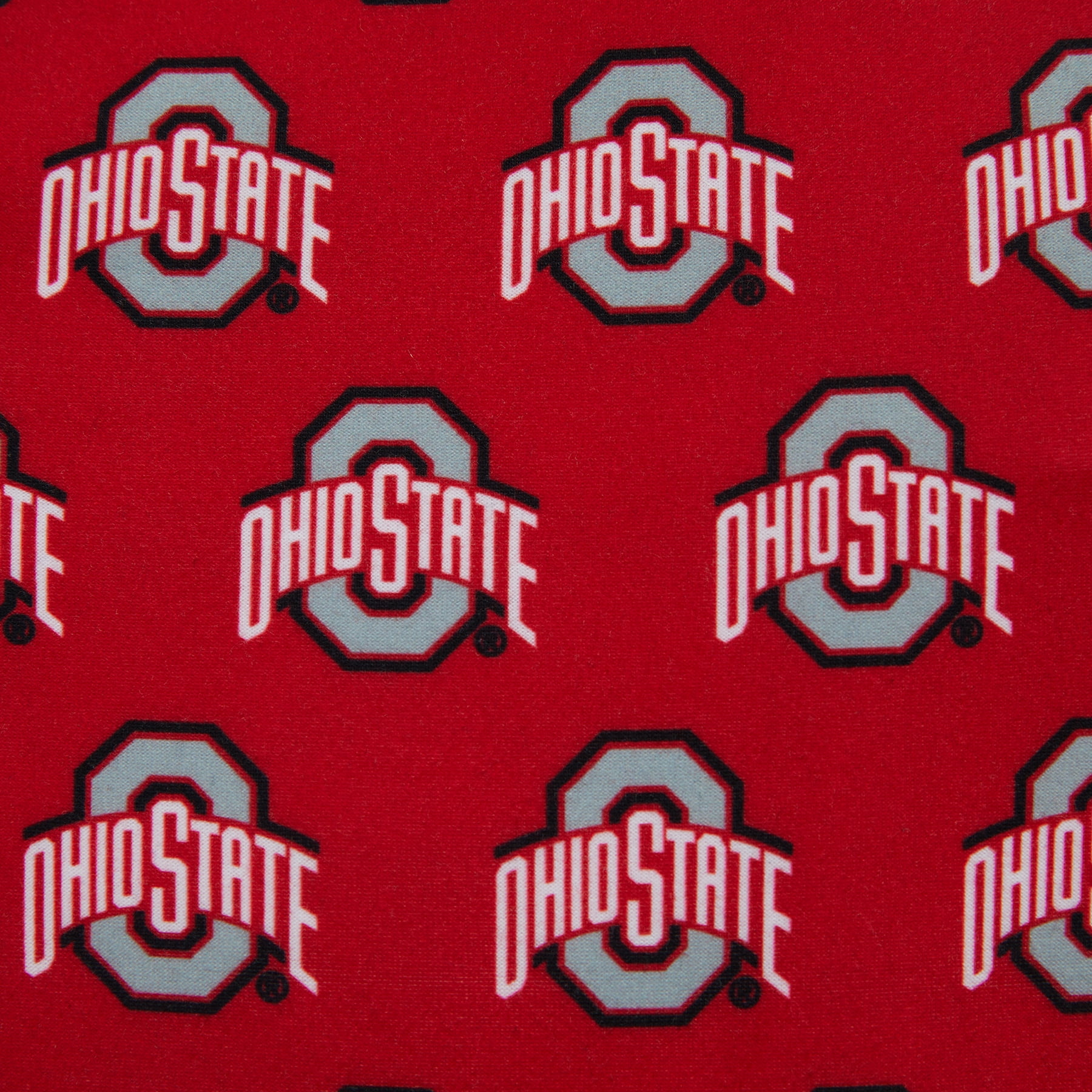 NCAA Mens Ohio State Buckeyes All Over Print Pajama Pants