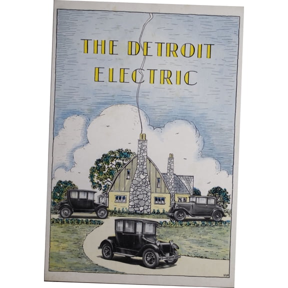 Detroit Electric Poster 16x24 Poster Medium Art Poster 16x24 Unframed, Age: Adults, Rectangle Best Posters