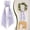 Purple, variant on Wreath Sash for Front Door, Cotton Wreath Satin Ribbon Garland, Doorway indoor Outdoor Bow Decoration, Wreath Sash for Holiday Bridal Shower Party (Green, 150*9.5 Cm)
