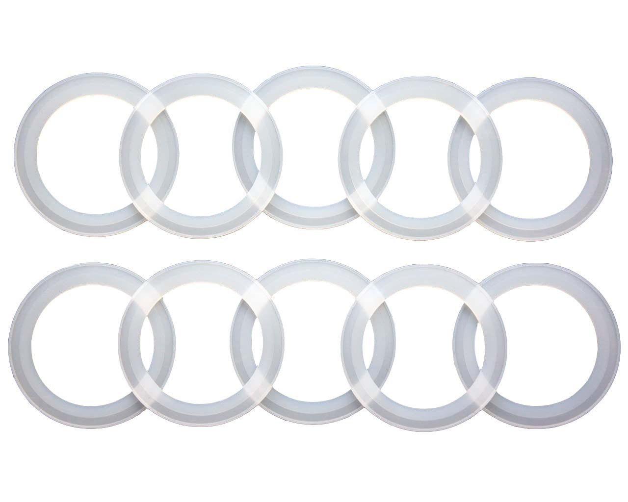 Details about   10Pcs Silicone Replacement Airtight Gasket Seals For Regular Mouth Canning Jars 