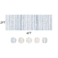 thumbnail image 4 of VUNATE 2'x6' Boho Runner Rug Machine Washable Rug Modern Moroccan Soft Carpet Neutral Geometric Distressed Non-Slip Rubber Backing Hallway Runner Rug for Kitchen Entryway Bedroom Laundry Room Blue, 4 of 6