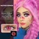 thumbnail image 2 of UYAAI 2 piezas/par de lentes de contacto de colores para Halloween para ojos, lentes de contacto de colores para cosplay, estuche para lentes de contacto, lentes de anime, 2 of 5