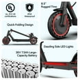 thumbnail image 2 of Electric Scooters for Adults, 36V 7.5Ah Battery, Collapsible E-Scooter Max 21 MPH, 550W Motor, Built-in Side Lights, 2 of 9