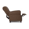 thumbnail image 4 of Homesvale Cari Push Back Recliner Chair, Brown Faux Leather, 4 of 6