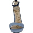 thumbnail image 3 of Sam Edelman Womens Yaro Denim Block Heel Evening Sandals, 3 of 3