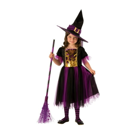 Color Magic Girls Witch Costume