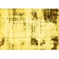 thumbnail image 1 of Ahgly Company Machine Washable Indoor Rectangle Oriental Yellow Modern Area Rugs, 6' x 9', 1 of 4