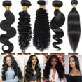 thumbnail image 4 of SEGO Brazilian Straight Human Hair 1 Bundles Straight Loose Wave 100% Unprocessed Virgin Hair Kinky Curly Hair Extensions Natural Black, 4 of 8