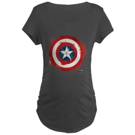 

CafePress - Captain America Maternity Dark T Shirt - Maternity Dark T-Shirt