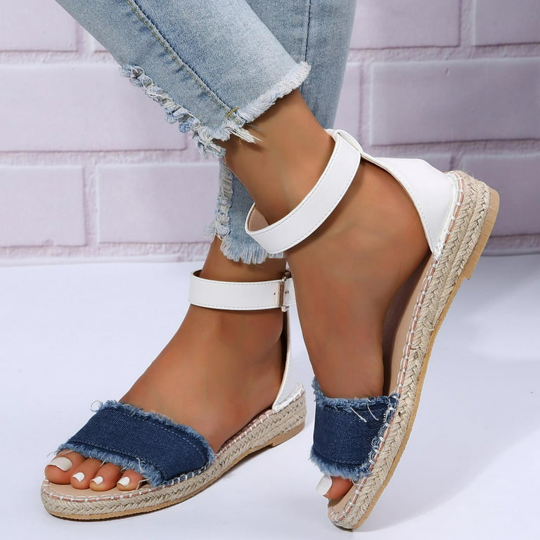Lauren Ralph Lauren Women's Hilarie Ankle-Strap Espadrille Platform Wedge  Sandals - Macy's
