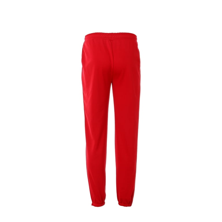 Red sweatpants online walmart