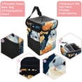 thumbnail image 2 of Animal Foldable Car Garbage Can with Lid, Leak-proof Hanging Storage Bag - Mini Trash Can for Car, 2 of 6