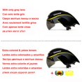 thumbnail image 2 of SUPERIDE-casco de Ciclismo de carreras para hombre y mujer, accesorio con gafas deportivas, Aero, XC, DH, MTB Fivean Cascos de ciclismo, 2 of 2