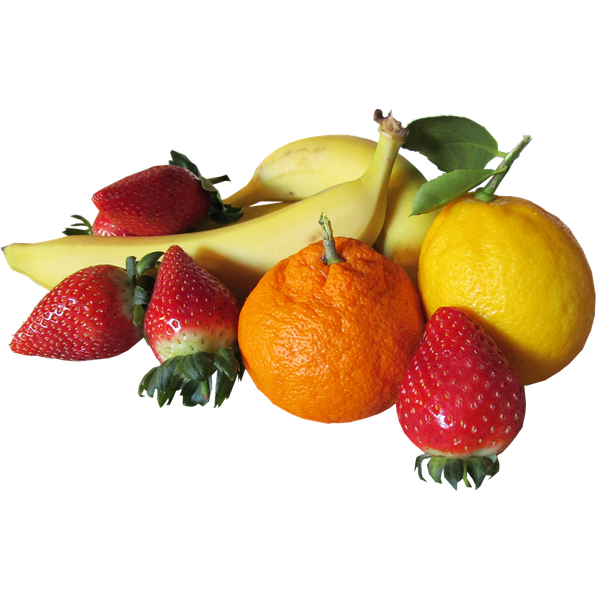 Mixed Cut Out Fruit20 Inch By 30 Inch Laminated Poster With Bright