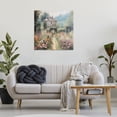 thumbnail image 3 of Stupell Industries Blooming Cottage Path Landscape Painting Gallery Wrapped Canvas Art Print Wall Art, 30 x 30, 3 of 8