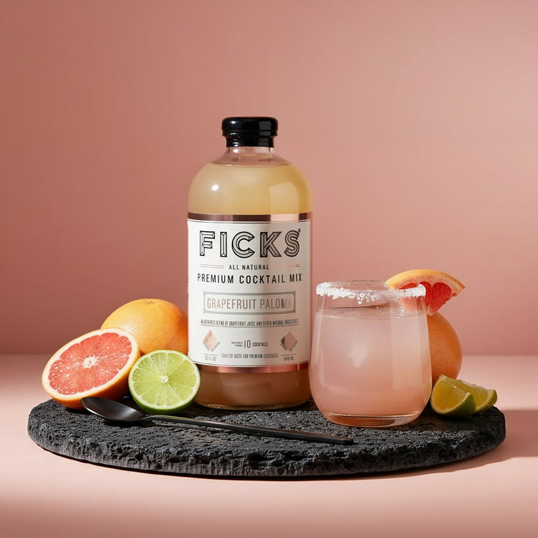 Ficks Paloma Cocktail Mix - All Natural, Only 10g Sugar per