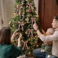 thumbnail image 4 of Clearance Sale | Plaid Pre-Tied Bows Check Ribbon Bows Ornaments Farmhouse Style Decorative Bows for Christmas Tree Wreath Holiday Craft, 4 of 5