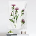 thumbnail image 1 of Thistle Tapestry, Healing Herbs for Aromatherapy Concept Watercolor Thistle Flower, Fabric Wall Hanging Decor for Bedroom Living Room Dorm, 5 Sizes, Mauve Taupe Fern Green, by Ambesonne, 1 of 1