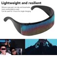 thumbnail image 4 of HUGFEGWE Lunettes LED, Contrôlées par Application, Lunettes Lumineuses RGB Personnalisables avec Éclairage Réactif au Son, Haute Luminosité pour Fêtes, Raves, Festivals de Musique, Noël UA824-0907, 4 of 9