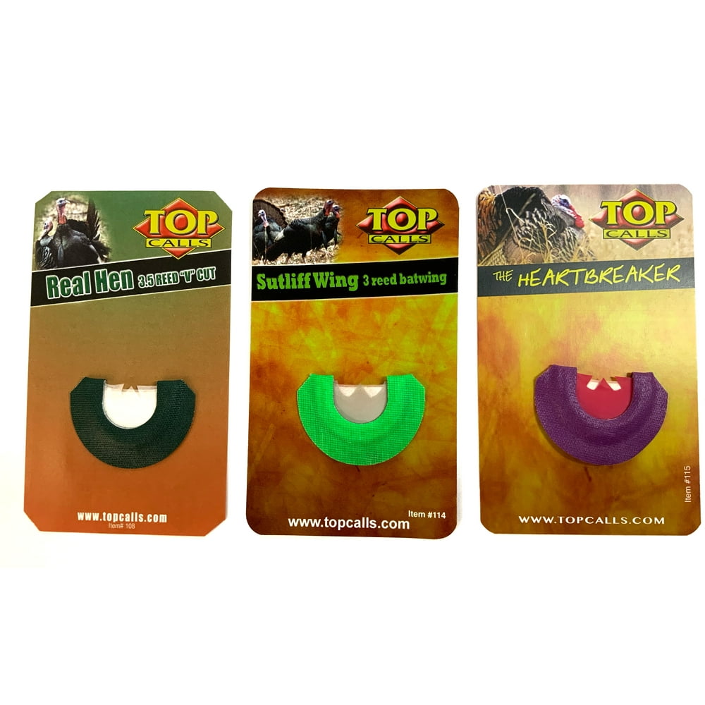 Turkey Call Mouth Diaphragm Hands Free Easy Use Realistic Hen Turkey 3