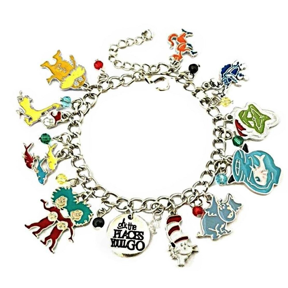 Mainstreet Classics Dr Seuss Metal Novelty Charm Bracelet Walmart