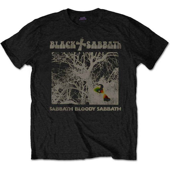 Black Sabbath Unisex T-Shirt Sabbath Bloody Sabbath Vintage (Small)