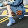 thumbnail image 3 of AUXDIQ Wellington Boots Women Mid-calf Wellies Waterproof Rain Boots Outdoor Garden Shoes, 3 of 6