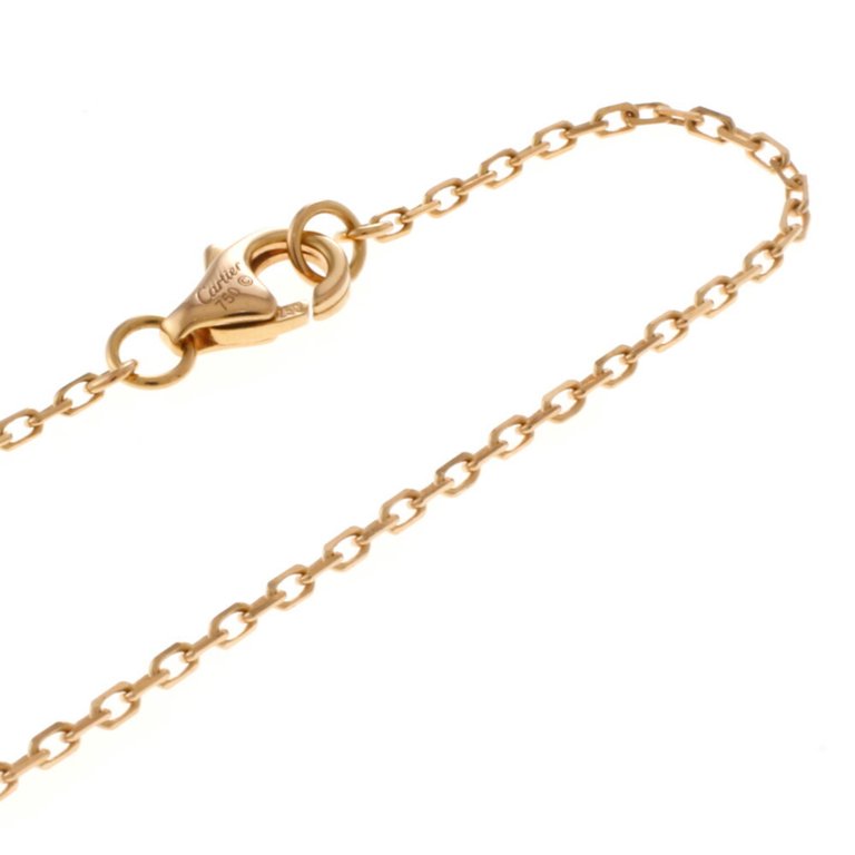 Pre-Owned Cartier CARTIER C Heart Necklace 18K K18 Pink Gold