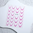 thumbnail image 4 of Vogacara 9 pack/lote pegatinas de uñas de línea francesa gradiente con colores ricos accesorios de calcomanías de uñas ayudas para Juegos de manicura mil novecientos veintitrés, 4 of 6