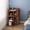 Brown, variant on ALISENED 3-Tier Corner Cabinet Storage with USB Ports and Outlets,Corner Cube Storage Organizer for Small Spaces,Wooden Cubby Bookshelf with 9 Cubes for Playroom, Bedroom and Living Room (Black)