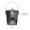 thumbnail image 4 of Behrens Cubo de Compostaje Exterior de Acero Galvanizado de 28.5L, 4 of 4