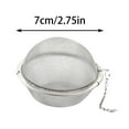 thumbnail image 2 of 2024 Mesh Stainless Steel Tea Infuser and Culinary Strainer for Loose Leaf Tea and Seasonings, 2 of 6