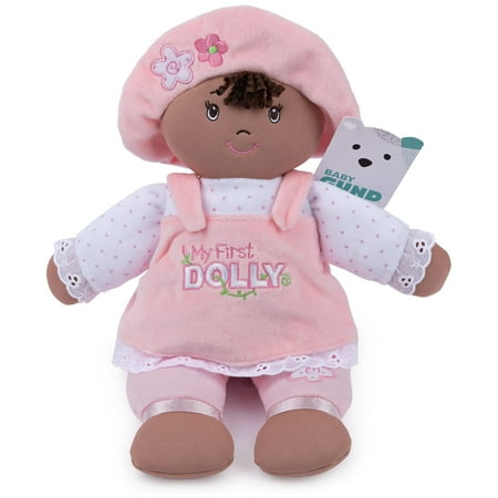 GUND Baby My First Dolly, Plush Doll for Babies and Toddlers, Pink/White, 13