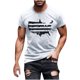thumbnail image 1 of Hombres Pantalones Cortos de Manga Corta Impresa Casual Cuello Redondo Superior, Camisa de Moda para el Verano Y la Primavera, 1 of 8