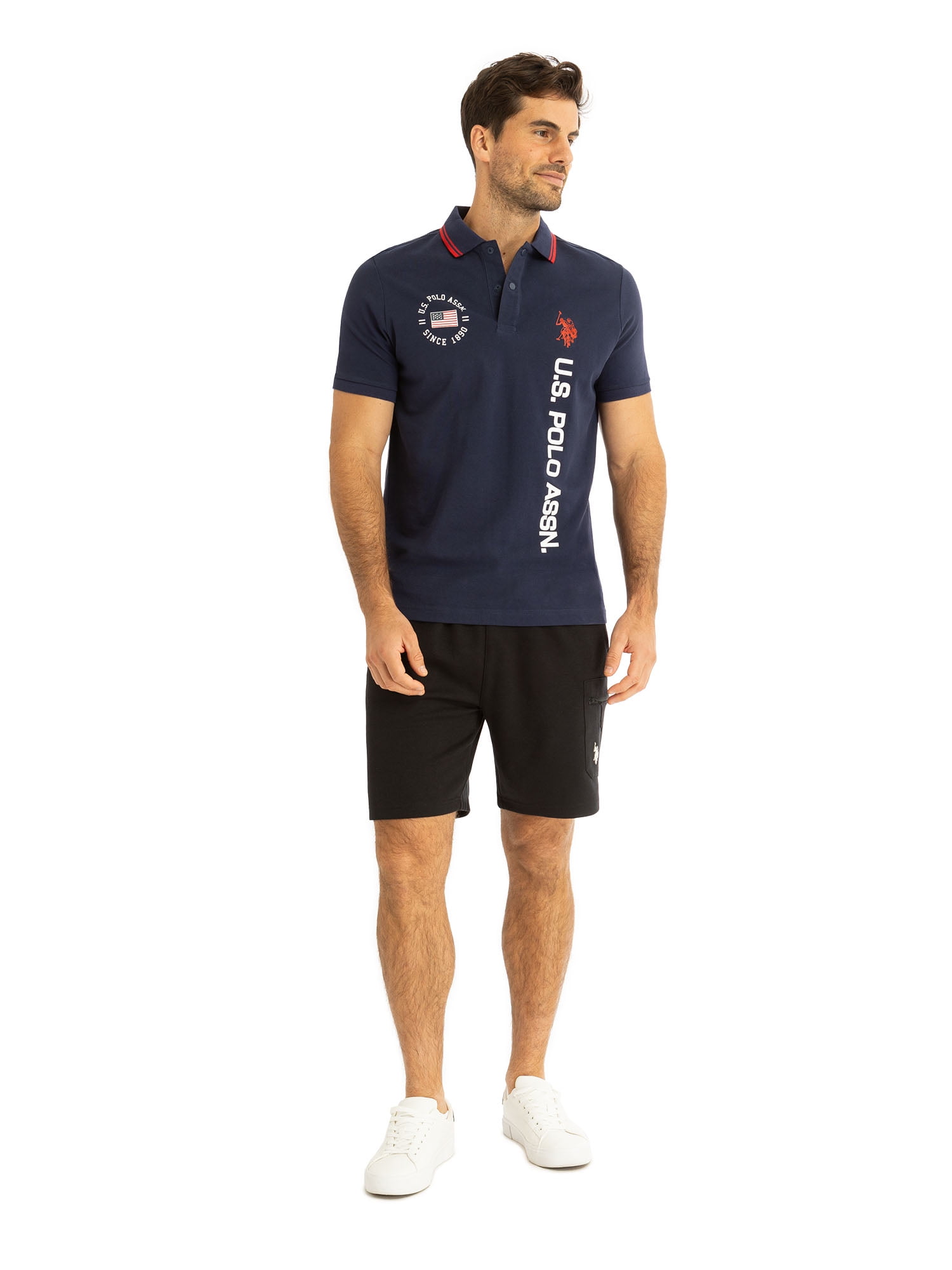 U.S. Polo Assn. Men's Novelty Polo Shirt
