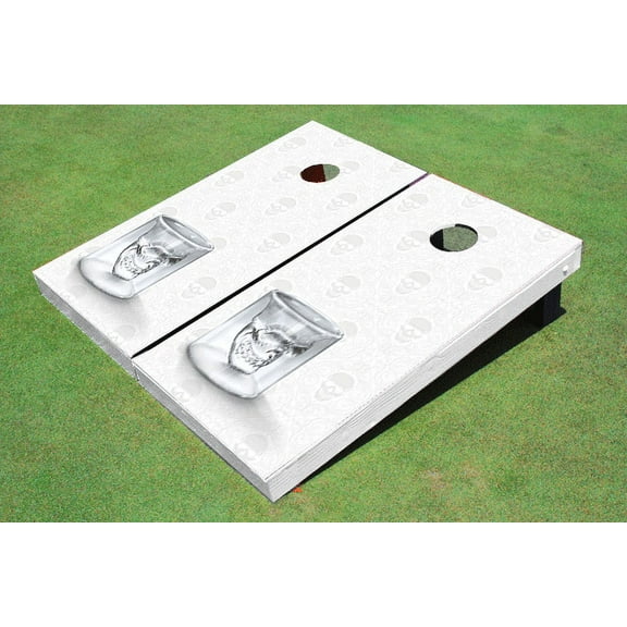 Skull Glass Themed Cornhole Boards