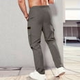 thumbnail image 6 of Men's Cargo Pants Elastic Waist Lightweight with Pockets for Hiking, 6 of 9