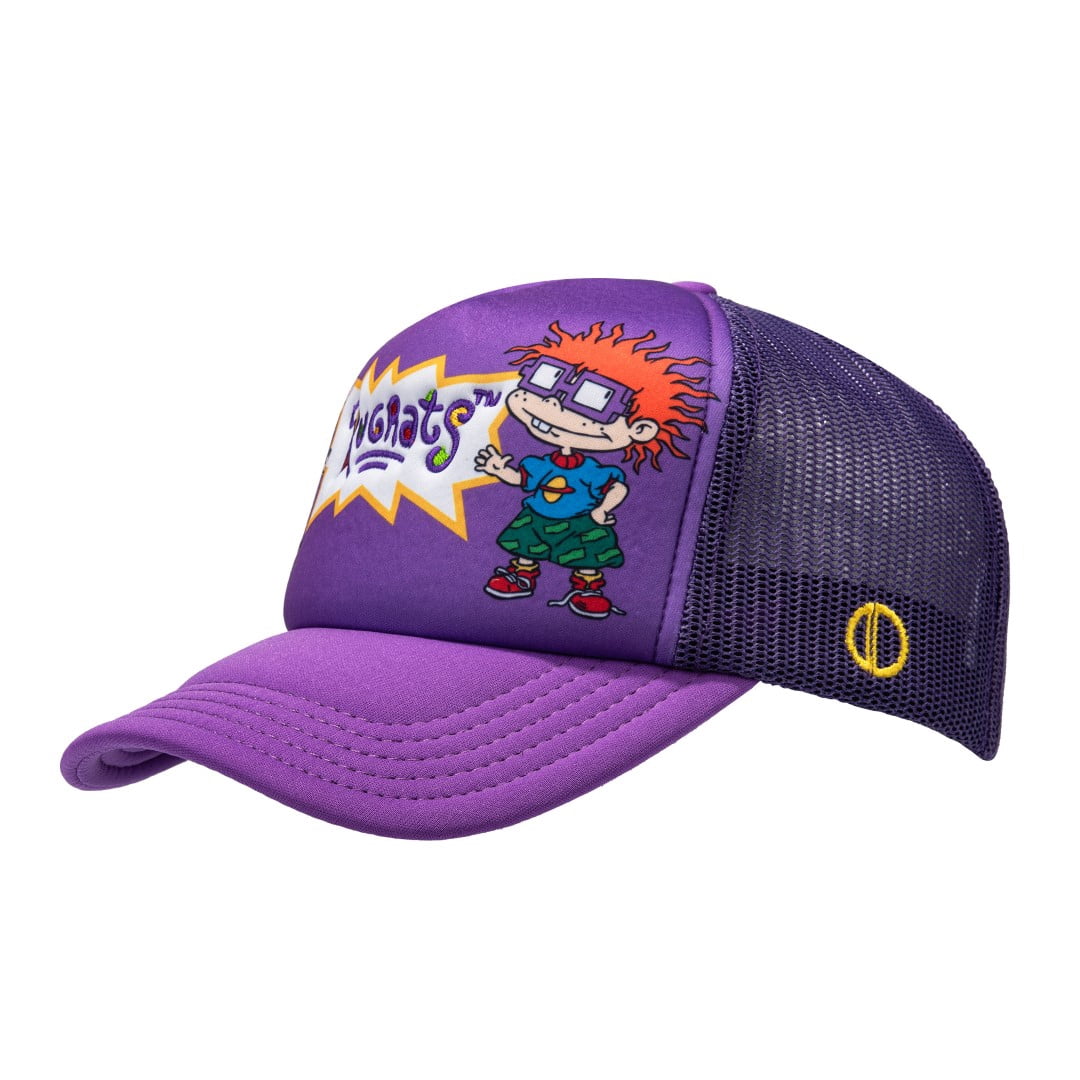 ODD SOX - Rugrats Trucker Hat – Chuckie Snapback Cap – Mesh Back – One Size Adjustable Fit