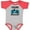 Baseball Heather and Red, variant on Inktastic Snowboarding Future Snowboarder Boys or Girls Baby Bodysuit