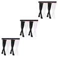 thumbnail image 1 of QualitChoice 4pairs Easy To Wear Thigh High Socks For Comfort All Trend Match Stockings 3Set, 1 of 6