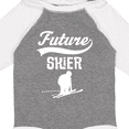 thumbnail image 4 of Inktastic Future Skier Childs Skiing Boys or Girls Long Sleeve Baby Bodysuit, 4 of 5