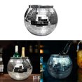 thumbnail image 5 of Large Beverage Tub Discos Mirrored Ice Bucket Drink Coolers Champagnes Bucket Party Decorations Drinkware, 5 of 9