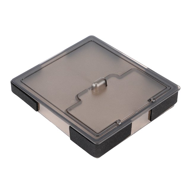 Caja de almacenamiento para reposabrazos Interior de coche, bandeja translúcida apta para Tesla modelo 3 2017-2019