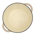 thumbnail image 5 of Gibson Home 7 Qt Enameled Cast Iron Dutch Oven Pot with Lid – Round, Oven Safe to 500°F, Ideal for Bread Baking & Stews - Gradient Taupe, 5 of 14