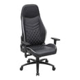 thumbnail image 4 of Furniture of America Aguil Faux Leather Adjustable Gaming Chair in Black & White, 4 of 5