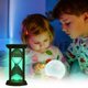 thumbnail image 5 of Reloj de arena de madera | Reloj de arena fluorescente para cepillarse los dientes y cocinar | Decoración de escritorio azul y naranja | Juguete educativo | Adorno de mesa de una pieza, 5 of 7