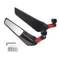 thumbnail image 1 of Espejos laterales giratorios de ala de viento universales para motocicleta CNC, accesorios profesionales fáciles de instalar, alto rendimiento Premium , ROJO Sunnimix Espejos retrovisores laterales, 1 of 8