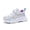 Silver, variant on Gyujnb Girls Breathable Mesh Running Shoes, Hook and Loop Flat Heel Closed Toe Platform Sneakers (Toddler, Little Girls, Big Girls),4.5-5 Years