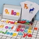 thumbnail image 5 of Juego De Palabras De Madera Para La Educación Temprana De Los Niños Reconocimiento De Letras En Inglés Rompecabezas De Iluminación Para El Jardín De Infancia, 5 of 7